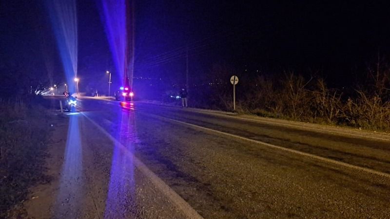Bozdoğan'da alkollü sürücü bahçeye uçtu!