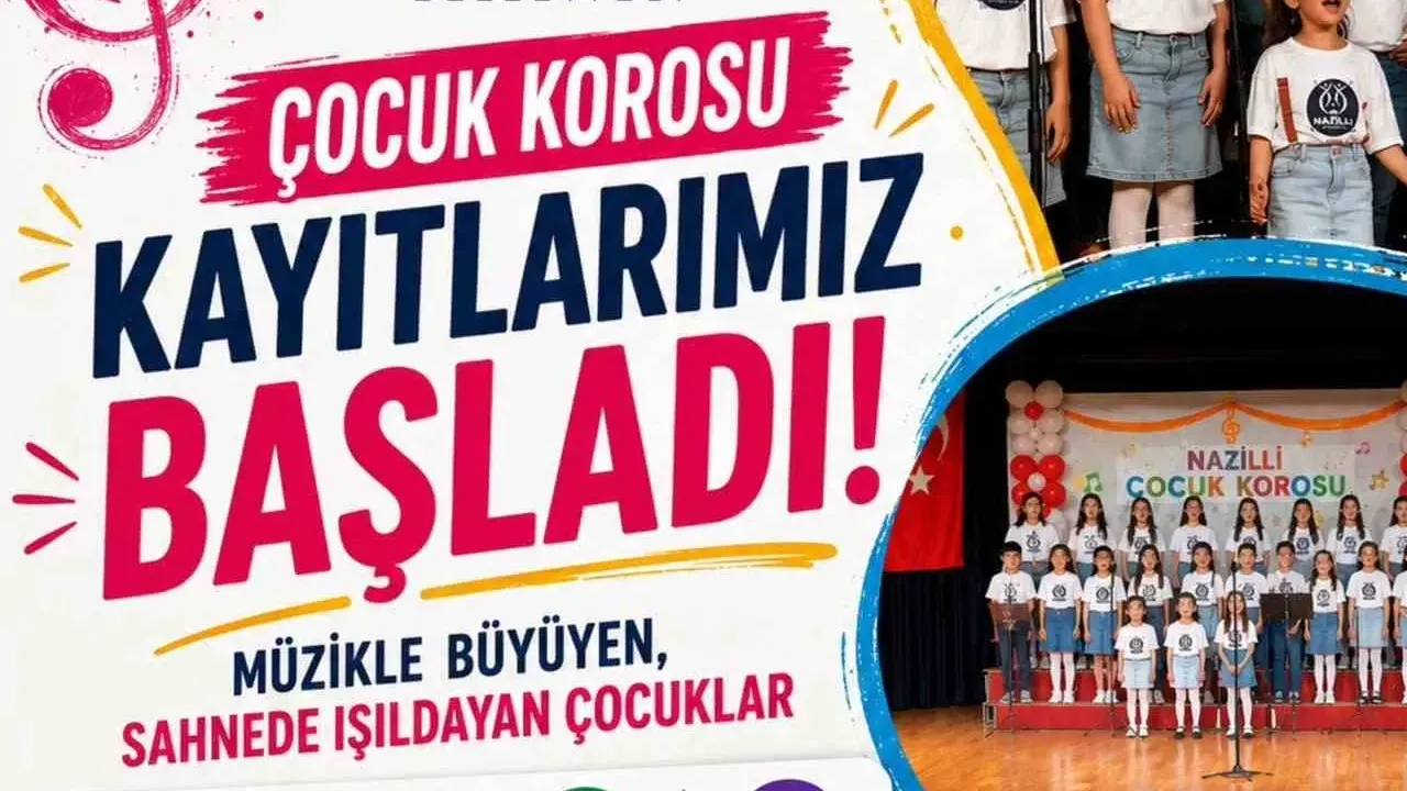 Nazilli Belediyesi, çocuk korosu yeni yeteneklerini bekliyor
