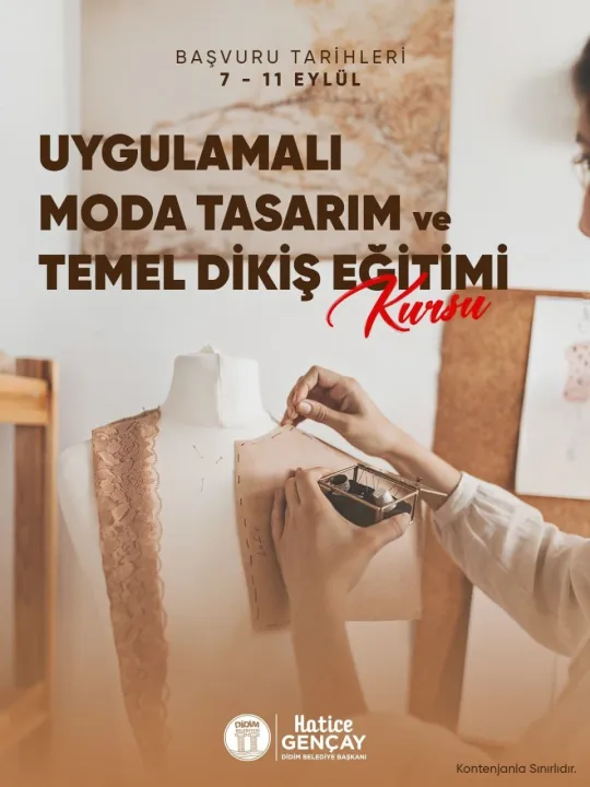 Didim Belediyesi’nden kadınların üretimine destek