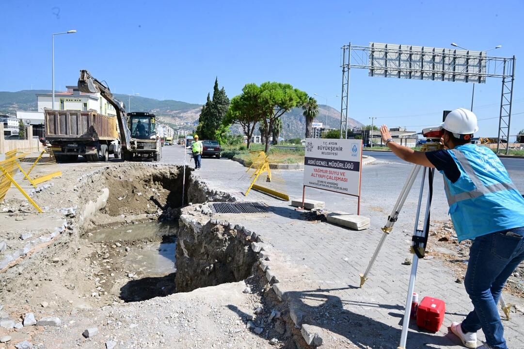 ASKİ Söke’nin Dört Bir Yanında Çalışmalarına Devam Ediyor