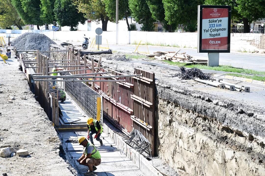 ASKİ Söke’nin Dört Bir Yanında Çalışmalarına Devam Ediyor